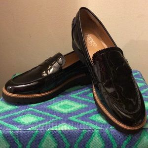Franco sarto black loafers